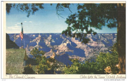 POSTAL    GRAN CAÑON DEL COLORADO EN  ARIZONA -   EE.UU.   -VISTA DESDE EL AIRE - Grand Canyon