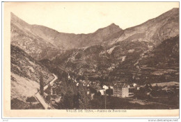 POSTAL     HUESCA  -  ESPAÑA  -  VALLE DE TENA Y PUEBLO DE PANTICOSA - Huesca