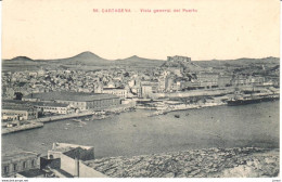 POSTAL   CARTAGENA -MURCIA  -ESPAñA  -VISTA GENERAL DEL PUERTO - Murcia