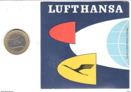 ETIQUETA DE AVION  -  LUFTHANSA - Baggage Labels & Tags