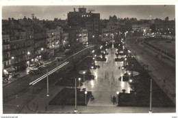 POSTAL   CADIZ  -ESPAÑA  - AV. DE RAMON DE CARRANZA DE NOCHE - Cádiz