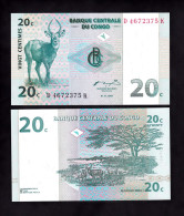 CONGO REPUBBLICA DEMOCRATICA 20 CENTIMOS 1997 PIK 83 FDS - Democratic Republic Of The Congo & Zaire