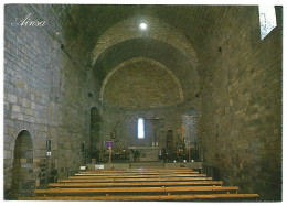 INTERIOR IGLESIA PARROQUIAL.-  AINSA - HUESCA.- ( ESPAÑA ) - Huesca