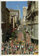 San Francisco - Cable Car Turn Around At Foot Of Powell Street On A Beautiful Sunny Day - San Francisco