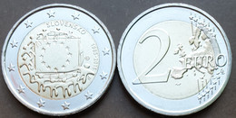 Slovakia 2 Euro 2015 UNC < Flag > - Slovacchia