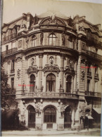 Photo 1880's Paris Théâtre De Vaudeville Tirage Albuminé Albumen Print Vintage Art Paname - Orte