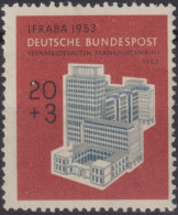 1953 Deutschland > BRD, ** Mi:DE 172, Sn:DE B333, Yt:DE 58, Briefmarkenausstellung "IFRABA 1953", Frankfurt - Ungebraucht