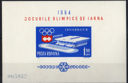 ROUMANIE - Jeux Olympiques D'Innsbruck 1964 - Hiver 1964: Innsbruck