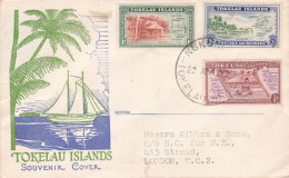 Tokelau Islands - 1948 Illustrated Souvenir Cover Nukunono Postmark - Tokelau