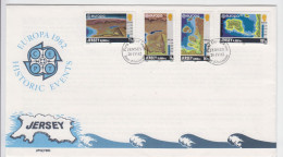 Jersey 1982 Europa, Historic Events On FDC - Jersey