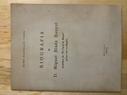 Bibliografia Miguel Biada. El Carril De Mataro - Autres & Non Classés