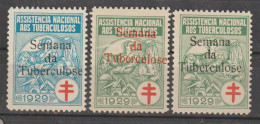 N - PORTUGAL VINHETAS TUBERCULOSOS - NOVO - MNH - SOBRECARGA "SEMANA DA TUBERCULOSE" - Unused Stamps