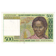 Billet, Madagascar, 500 Francs = 100 Ariary, Undated (1996), KM:75b, NEUF - Madagaskar