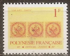 LOTE 2202A ///  (C015)  POLINESIA FRANCESA  - YVERT Nº: SERVICE N° 16 **   ¡¡¡ OFERTA - LIQUIDATION - JE LIQUIDE !!! - Postage Due