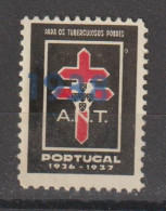 N - PORTUGAL VINHETAS TUBERCULOSOS - NOVO - MNH - SOBRECARGA "1938" - Ongebruikt
