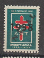 N - PORTUGAL VINHETAS TUBERCULOSOS - NOVO - MNH - SOBRECARGA " NATAL1938" - Unused Stamps