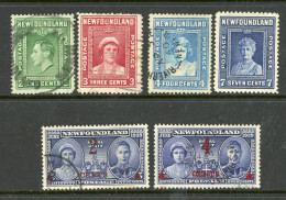 Newfoundland USED 1938 Royal Family - 1908-1947