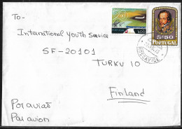 Portugal Cover To Finland With Brazil Discovery Stamp MOSCAVIDE Cancel - Lettres & Documents