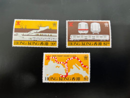 21-10-2023 (stamps) Hong Kong (3 Stamps) Transport - Nuovi