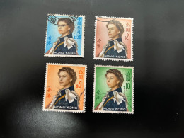 21-10-2023 (stamps) Hong Kong (6 Used Stamps) Queen Elizabeth II - Used Stamps
