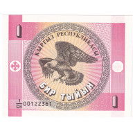 Billet, Kirghizstan, 1 Tyiyn, Undated (1993), KM:1, NEUF - Kirghizistan