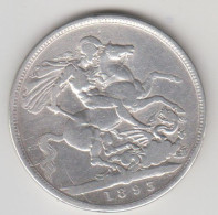 Inghilterra, Regina Vittoria - Corona Argento 1893 - - M. 1 Crown