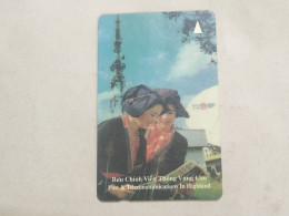 VIETNAM-(1UPVA)-GPT CARD-P&T In Highland-(1)-(1UPVA 018774)(60.000 Vietnamese Dong)-(1996)-used Card+1card Prepiad - Viêt-Nam
