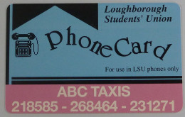 UK - Great Britain - Autelca - Cambridge Telephones - Loughborough Student's Union - CAM003 - 50 Units - 4000ex - Used - Autres & Non Classés