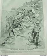 1900 LES CYCLISTES MILITAIRES - YATCHING SUR GLACE - 24 CH DAIMLER - MEETING NICOIS - UNION DES SOCIETES DE TIR - AVIRON - 1850 - 1899