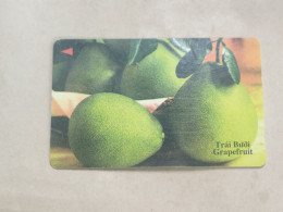 VIETNAM(13UPVB)GPT-Grapefruit (Pomelo)(20)(13UPVB001957)(60.000 Vietnamese Dong)(tirage-18.547)used Card+1card Prepiad - Vietnam