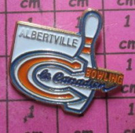 1115c Pin's Pins / Beau Et Rare / SPORTS / BOWLING ALBERTVILLE LE CANADIEN - Bowling