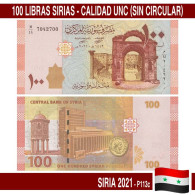 K0014# Siria 2021. 100 Libras Sirias (UNC) WPM@P113c - Syrie