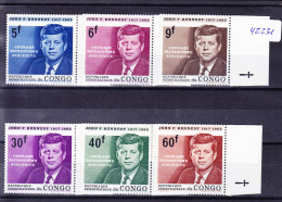 CONGO REPUBLIQUE COB 567/72 ** MNH. Kennedy (4Z231) - Nuevos