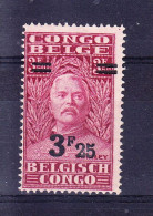 CONGO BELGE COB 167 * MH.  (4Z237) - Ungebraucht
