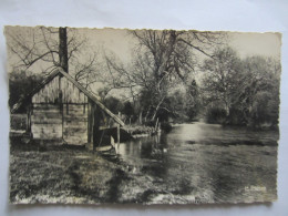 CPA BRINON SUR SAULDRE LES BORDS DE LA SAULDRE ET LE LAVOIR - Brinon-sur-Sauldre