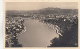 D6628) LINZ A. D. Donau - Blick über Donau Aus Stadt U. Brücke ALT ! - Linz