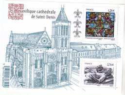 France 4930/4931 Basilique Saint Denis Du Feuillet Neuf ** TB MNH Sin Charnela Faciale 2.01 - Neufs