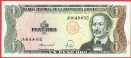 République Dominicaine - Billet De 1 Peso - Juan Pablo Duarte - 1988 - P126c - Dominicaine