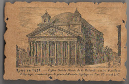 Rome 1751 - Église Sainte-Marie De La Rotonde, Ancien Panthéon Du Général Romain Agrippa, Construit En L'an 27 Avant JC - Panteón