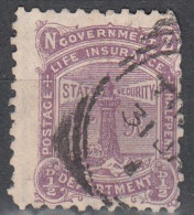 NEW ZEALAND  SCOTT NO  0Y1  USED    YEAR 1891  WMK 63 - Dienstmarken
