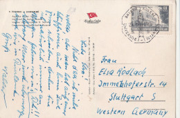 Türkei Ansichtskarte Mit Sonderstempel Bayazit Kulesi Universite Istanbul 1964 - Brieven En Documenten