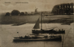 Deventer  (Ov.) IJselgezicht - Bolwerksweg - Molen (Schip) 1919 - Deventer