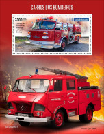 2023-04 - GUINEA BISSAU-  FIRE ENGINES I     1V  MNH** - Camiones