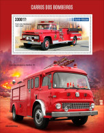 2023-04 - GUINEA BISSAU-  FIRE ENGINES II     1V  MNH** - Vrachtwagens