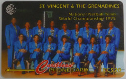 ST VINCENT & THE GRENADINES - GPT - National Netball Team - Championship 1995 - $20 - Coded Without Control - Saint-Vincent-et-les-Grenadines