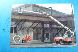 Charleroi  Auto Sapeurs Saviem 1977 26 Ton -Palais Des Exposition Rue De L'Arcre  Brandweer Pompiers Exercise - Cirque