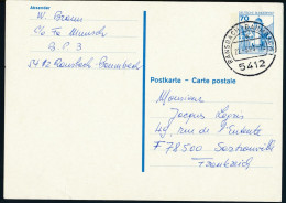 RFA - Entier Postal / Bundes Republik - Poskarte P136 I Von Ransbach 22-3-1983 Nach Satrouville (Frankreich) - Postcards - Used