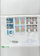 Italia Rep. 2023 - Busta Racc. X Linterno Affrancata Con 10 Stamps - 2021-...: Storia Postale