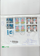 Italia Rep. 2023 - Busta Racc. X Linterno Affrancata Con 10 Stamps - 2021-...: Marcophilia