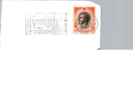 Monaco 1965 + Flamme "festival International De Télévision" - Used Stamps